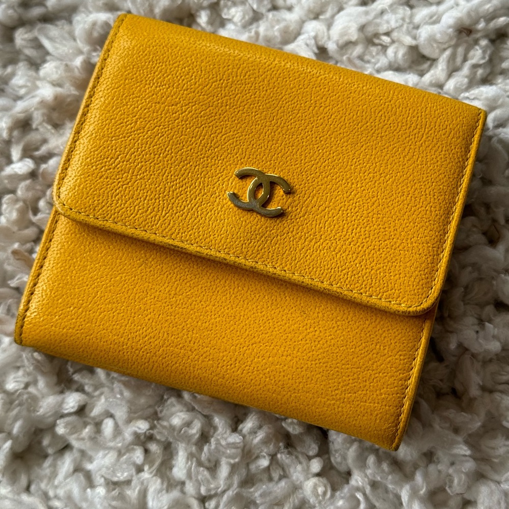 Authentic Chanel compact wallet